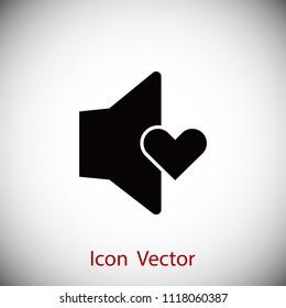 Sound mode icon, Vector EPS 10 illustration style