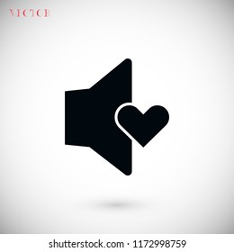 Sound mode icon, Vector EPS 10 illustration style