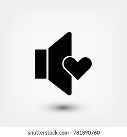 Sound mode icon, Vector EPS 10 illustration style