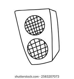 sound, music doodles element design