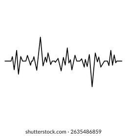 Sound music waves set. Audio technology musical pulse or sound charts. Equalizer play sound waves