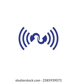 sound network icon logo design illustration