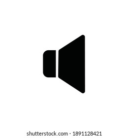 Sound off button vector icon