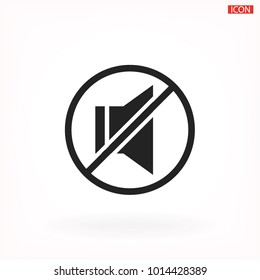 sound off icon vector