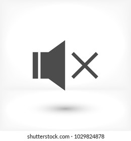 sound off icon vector