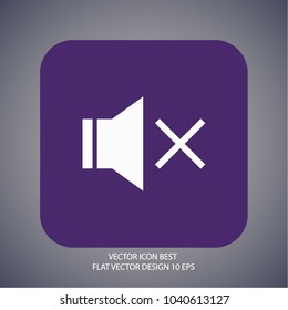 sound off icon vector
