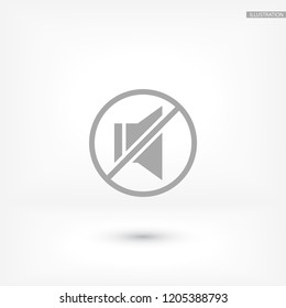 sound off icon vector