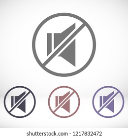 sound off icon vector