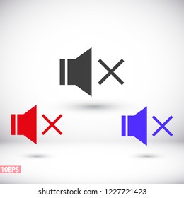 sound off icon vector