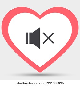 sound off icon vector