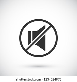 sound off icon vector
