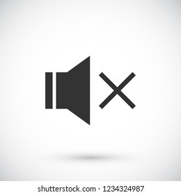 sound off icon vector