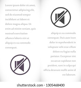sound off icon vector