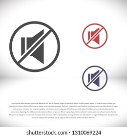 sound off icon vector