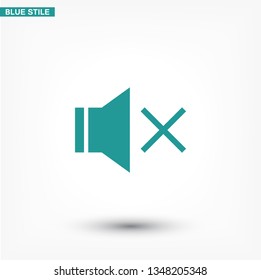sound off icon vector