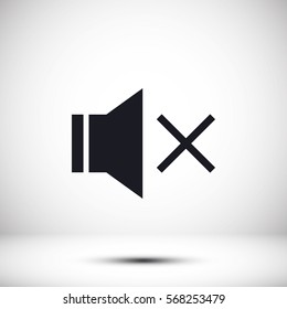 sound off icon vector
