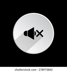Sound off. icon. vector design
