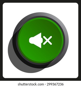 Sound off. icon. vector design