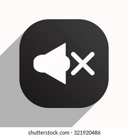 Sound off. icon. vector design