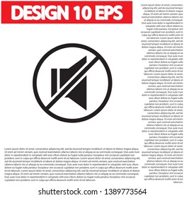 sound off icon vector . Lorem Ipsum Illustration design