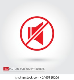 sound off icon vector . Lorem Ipsum Illustration design