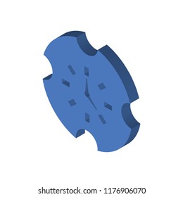 Sound off isometric left top view 3D icon