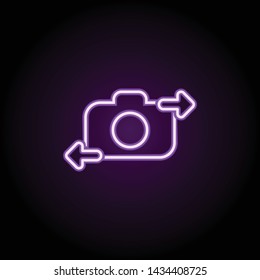 sound off neon icon. Elements of web set. Simple icon for websites, web design, mobile app, info graphics