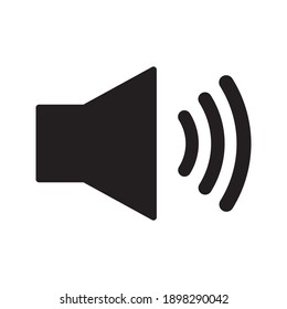 Sound Off Vector Icon. Mute Button Speaker On White Background. Eps 10