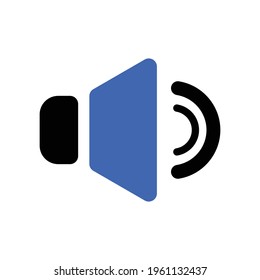 sound on icon design vector