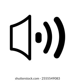 sound on icon. speaker icon, vector illustration