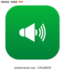 Sound on. icon. vector design