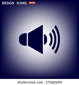 Sound on. icon. vector design
