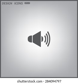 Sound on. icon. vector design