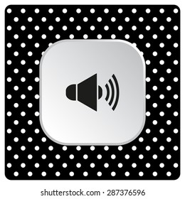 Sound on. icon. vector design