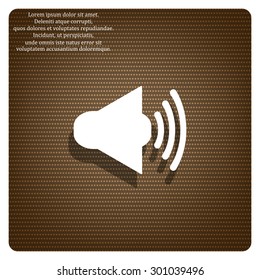 Sound on. icon. vector design
