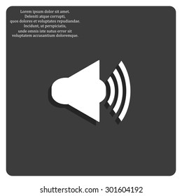 Sound on. icon. vector design