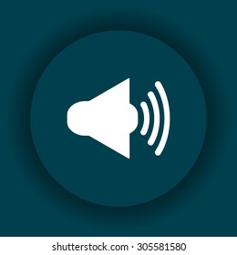 Sound on. icon. vector design