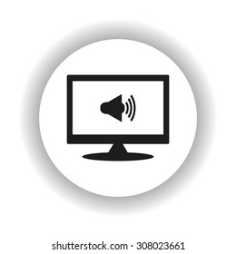 Sound on. icon. vector design
