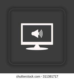 Sound on. icon. vector design