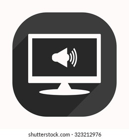 Sound on. icon. vector design