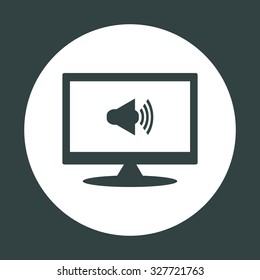 Sound on. icon. vector design