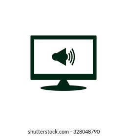 Sound on. icon. vector design