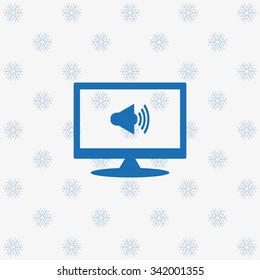 Sound on. icon. vector design