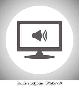 Sound on. icon. vector design