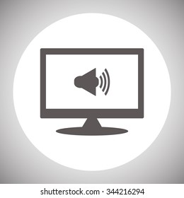 Sound on. icon. vector design