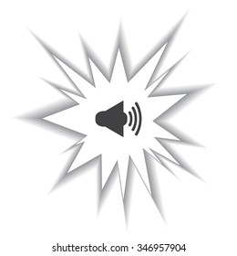 Sound on. icon. vector design