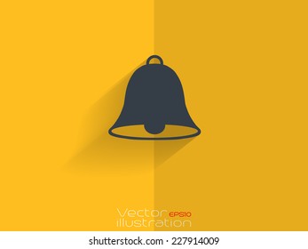 Sound on icon on yellow background- EPS10