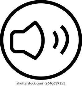 sound open icon. Sound notification vector icon. filled flat sign for mobile concept and web design. Audio volume vector icon simple sign.