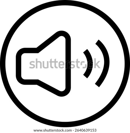 sound open icon. Sound notification vector icon. filled flat sign for mobile concept and web design. Audio volume vector icon simple sign.
