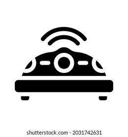 sound pet toy glyph icon vector. sound pet toy sign. isolated contour symbol black illustration